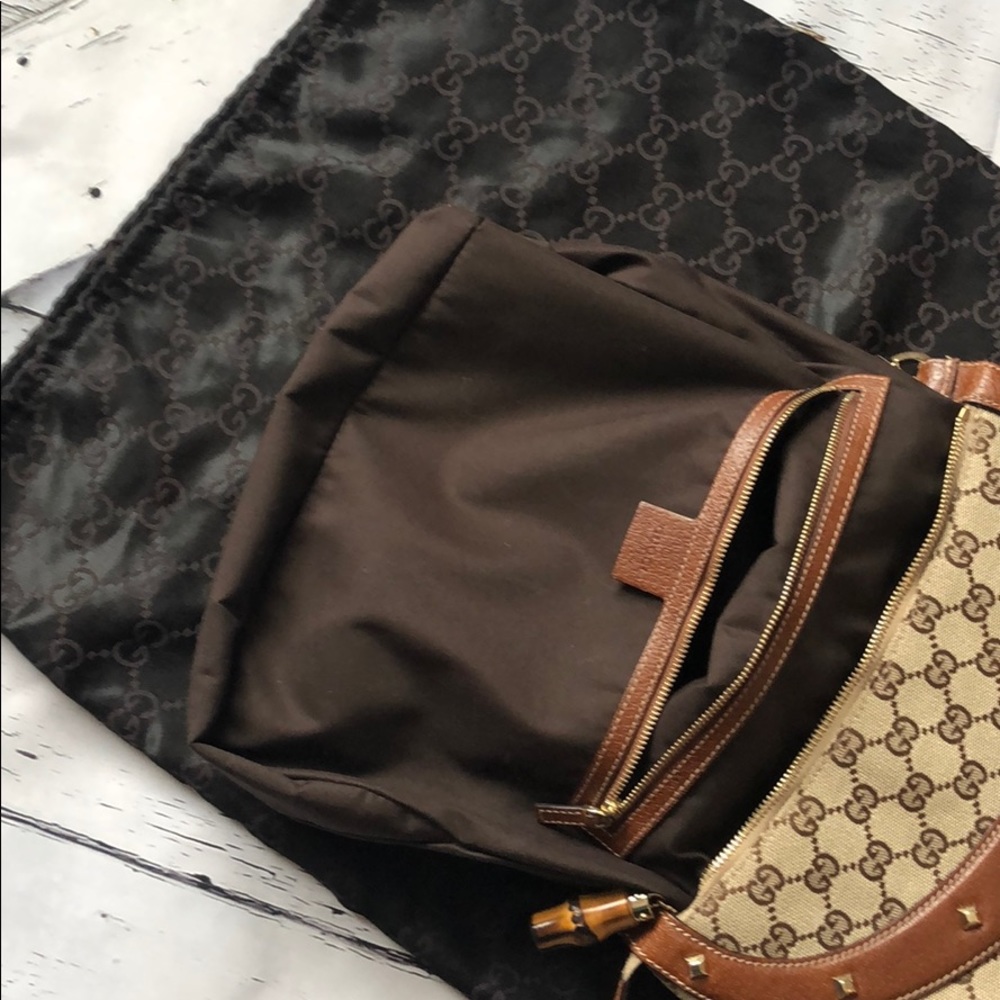 Anita Gucci Bamboo Handle Shoulder Bag - Picture 8 of 8